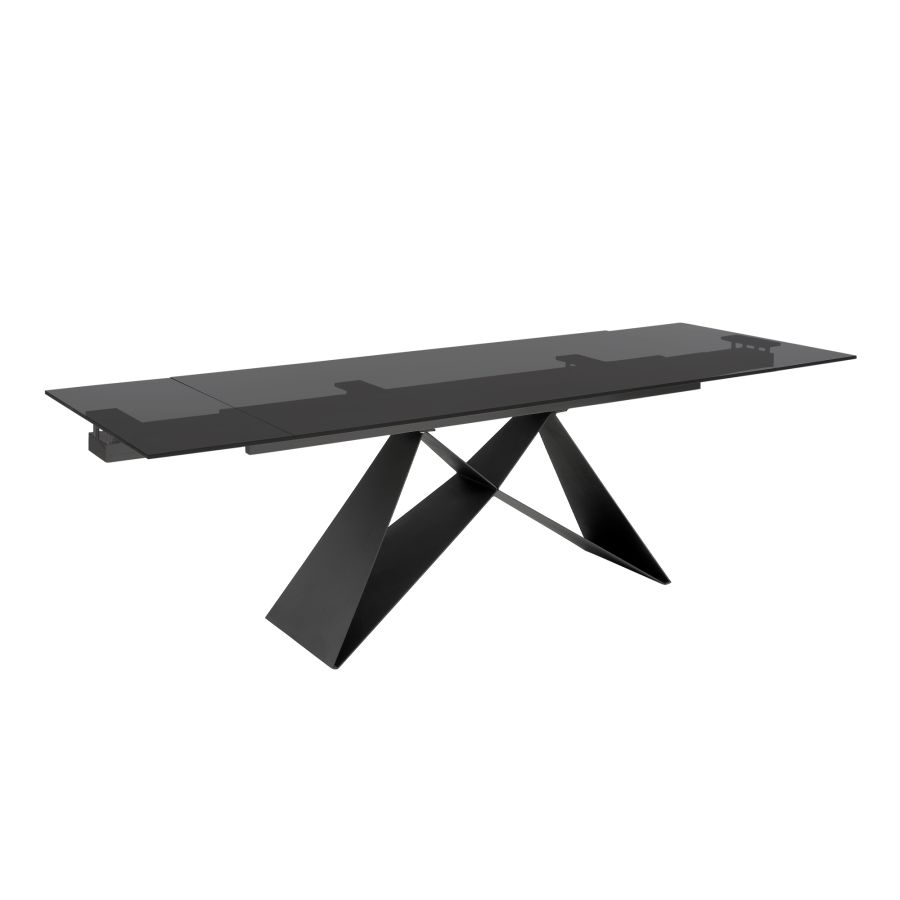 Mumm' Extendable Glass Dining Table