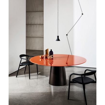 Round glass table Totem | Procomobel