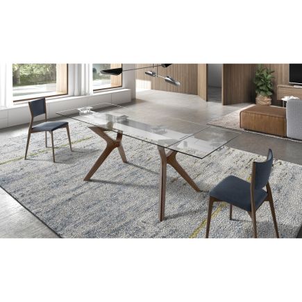 Foto en Ambiente Mesa Comedor Extensible Cristal ‘LIN’ M LIN EXT GLASS 