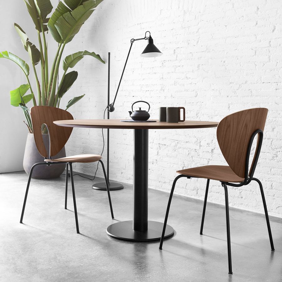 Round Wooden Table 'Zero