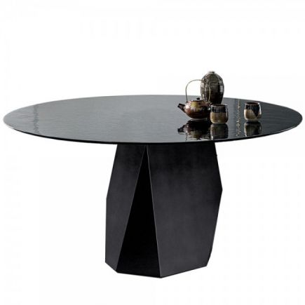 Mesa redonda cristal Deod
