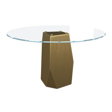 Deod glass round table | Procomobel