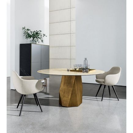 Ceramic round table Deod | Procomobel