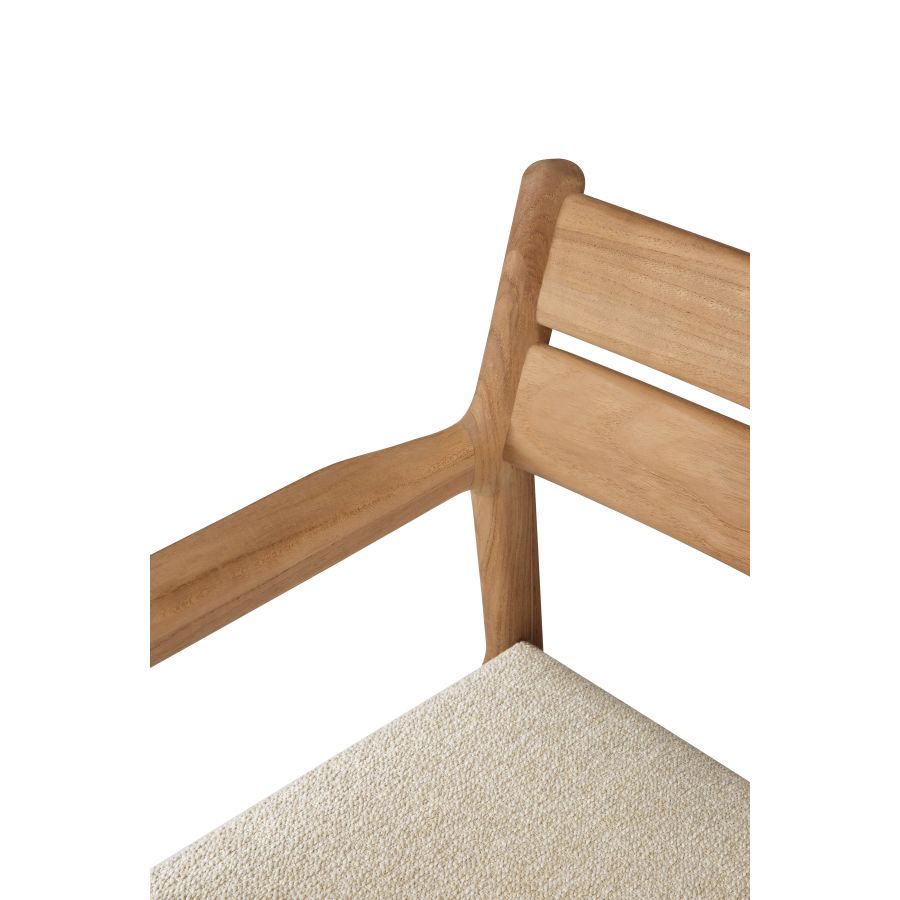 Silla Exterior Teca con Brazos ‘Jack’