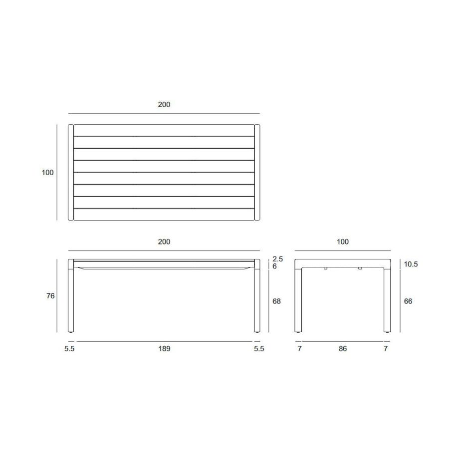 Mesa Exterior de Teca ‘Jack’