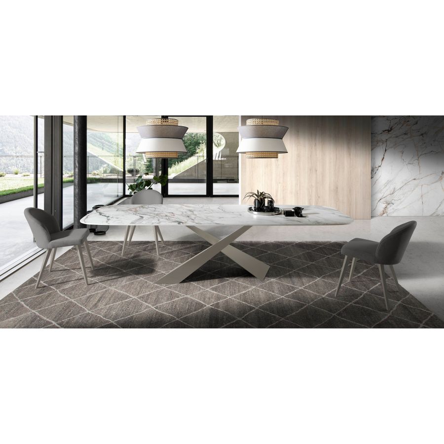 Jasper' Porcelain Tile Dining Table