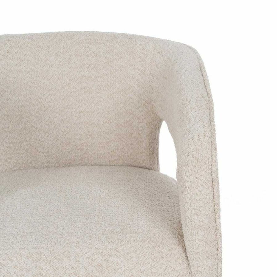 Beige chair with armrests 'Yapa'