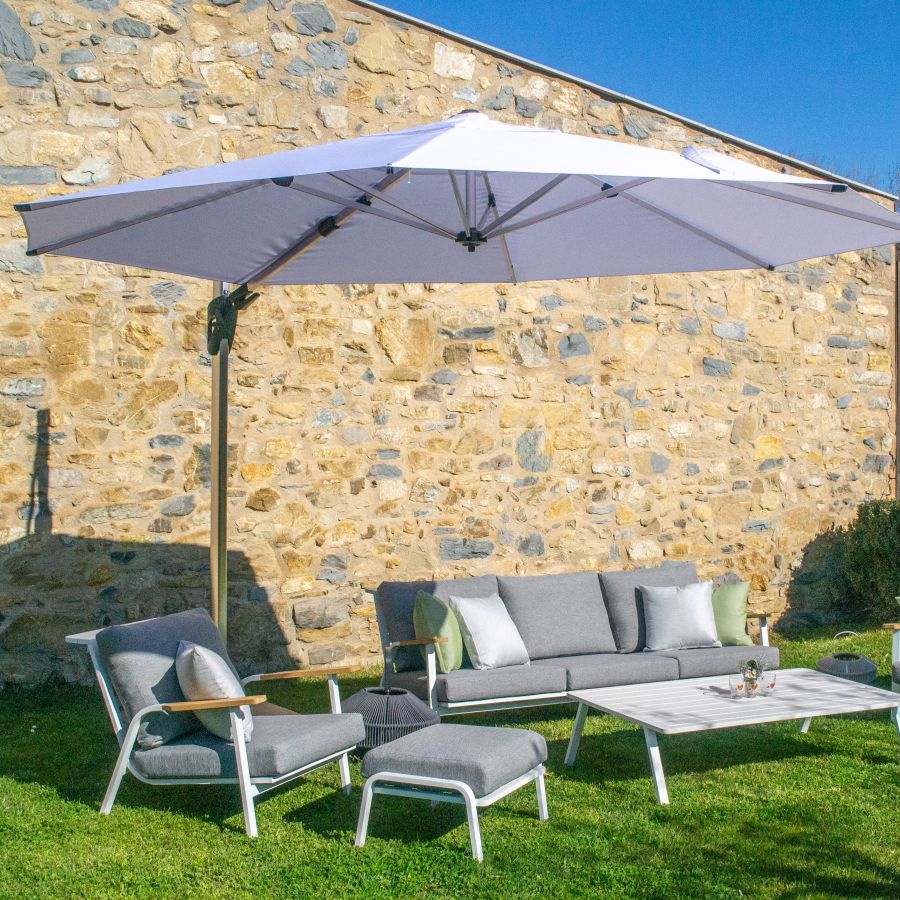 Outdoor Footrest with Cushion 'Wallflower'
