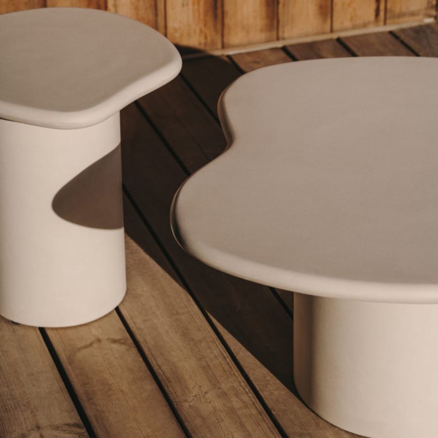 Mesa Auxiliar Exterior Cemento ‘Macarella’
