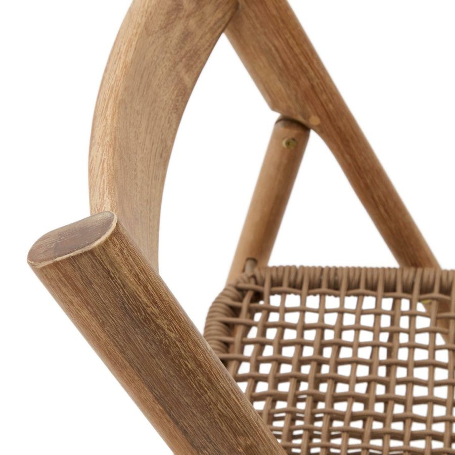 Folding Outdoor Wooden Chair 'Dandara'