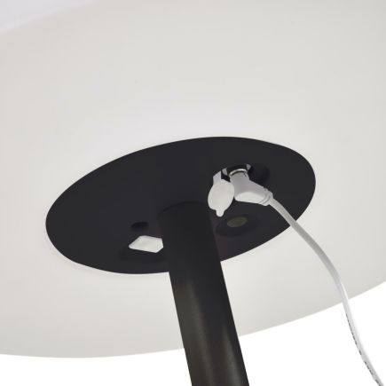 Imagen de Detalle Cable Lámpara de Pie Solar de Exterior ‘Amaray’ Negro