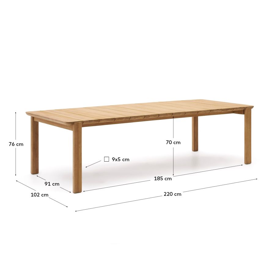 Mesa Exterior Madera de Teca ‘Icaro’