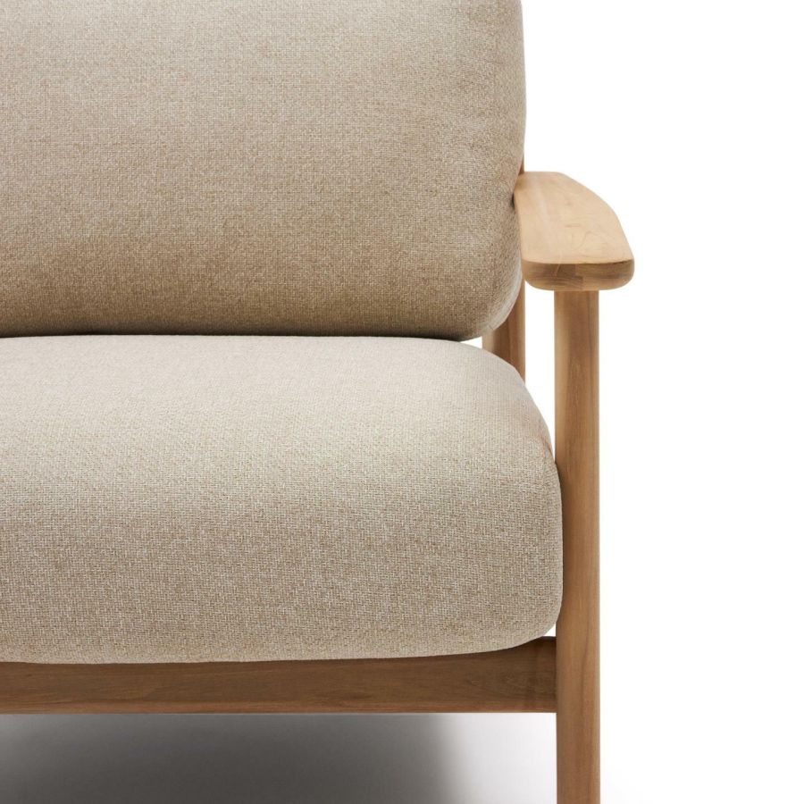 Teak Wood Armchair 'Tirant'