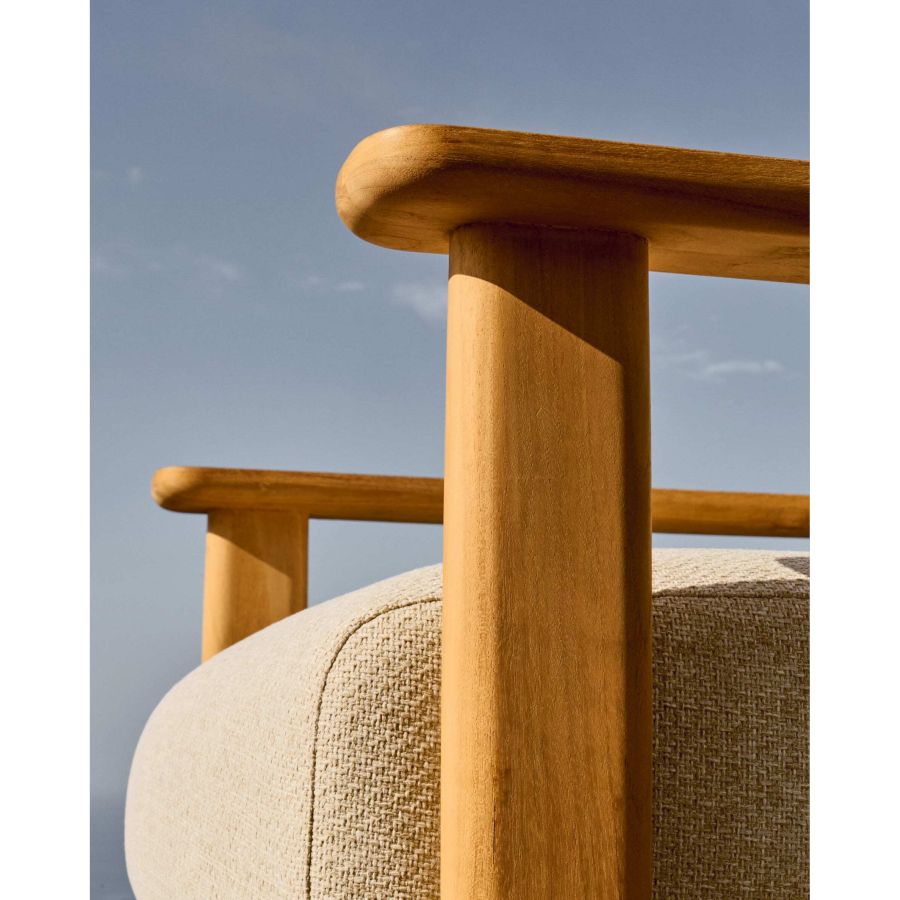 Teak Wood Armchair 'Tirant'