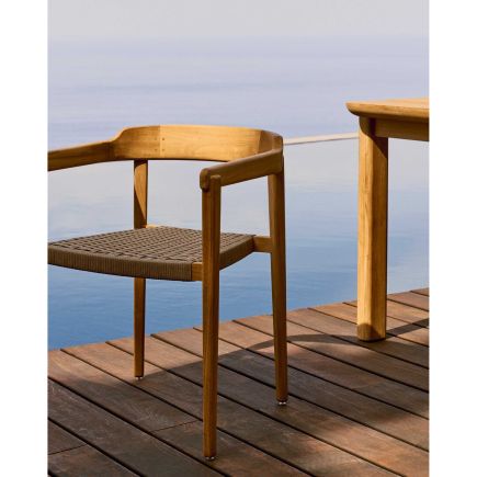 Foto en Ambiente Silla de Exterior Madera y Cuerda Icaro