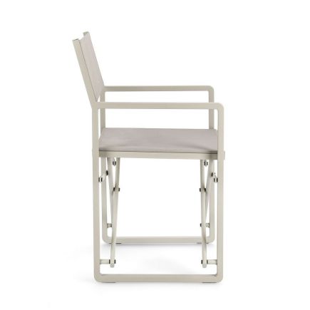 Vista Lateral Derecha Silla Exterior Plegable Tango