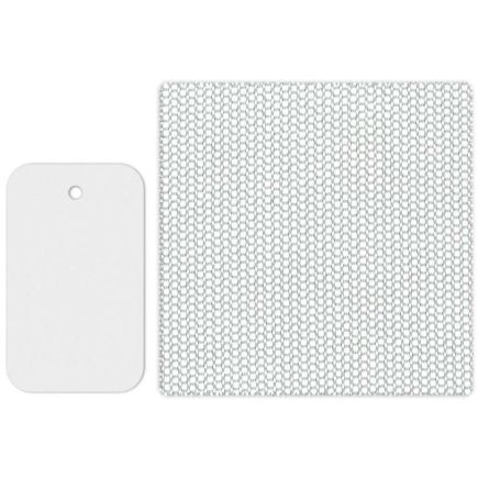 Detalle de Tela Sunbed Individual de Aluminio ‘CleoSoft’ White Grey
