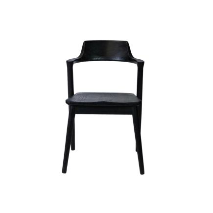 Silla de Comedor de Madera ‘Hiro’ Negro