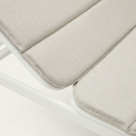 Imagen de Detalle Tumbona de Exterior ‘Marcona’ Blanco