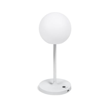 Lámpara de Mesa de Exterior ‘Dinesh’ Blanco