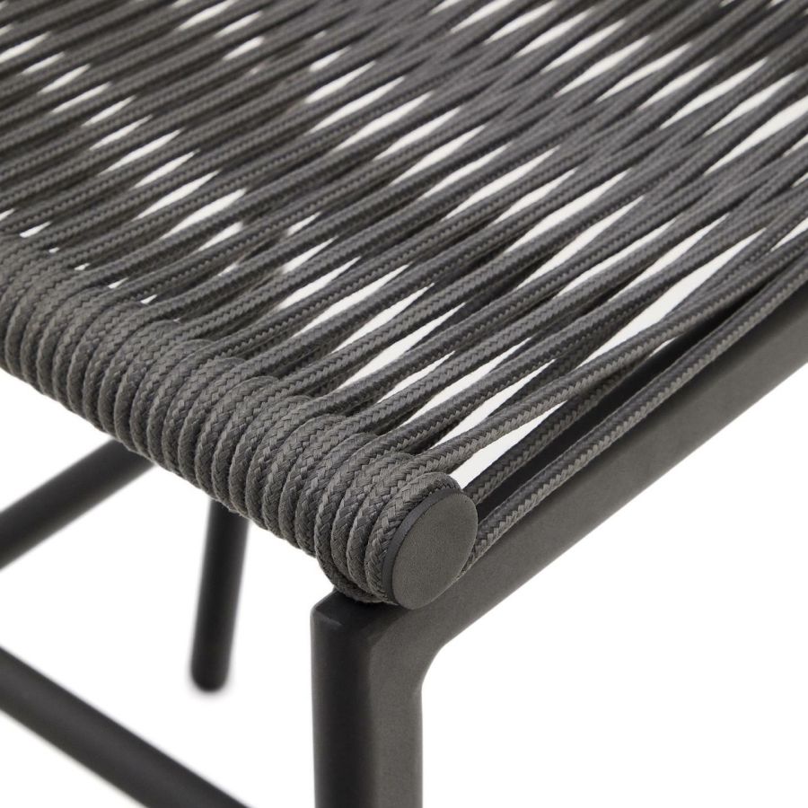 Outdoor Rope and Aluminum Stool 'Culip'