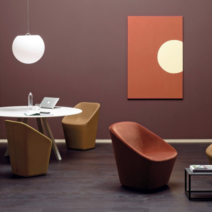 Round Outdoor Table 'Arki-Table'