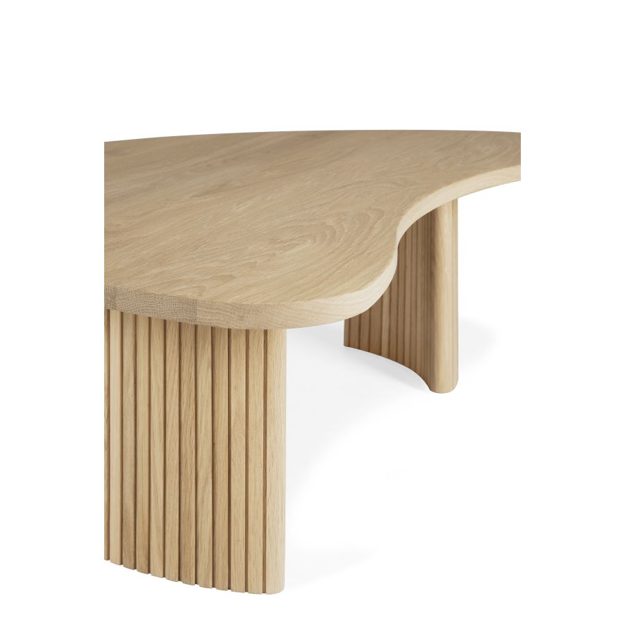 Mesa de Centro de Roble ‘Boomerang’
