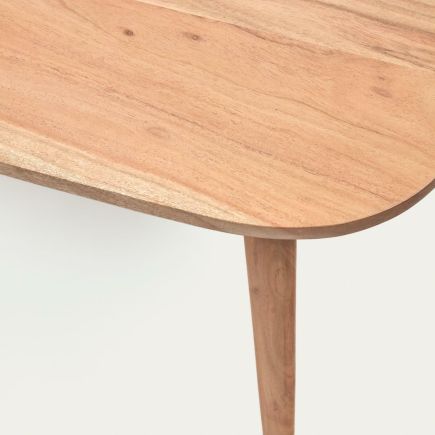 Imagen de Detalle Sobre Mesa de Centro Madera Acacia ‘Eluana’