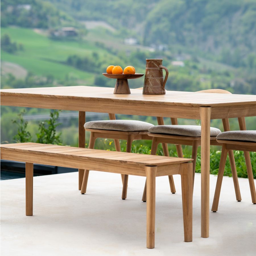 Teak 'Bok' Outdoor Bench