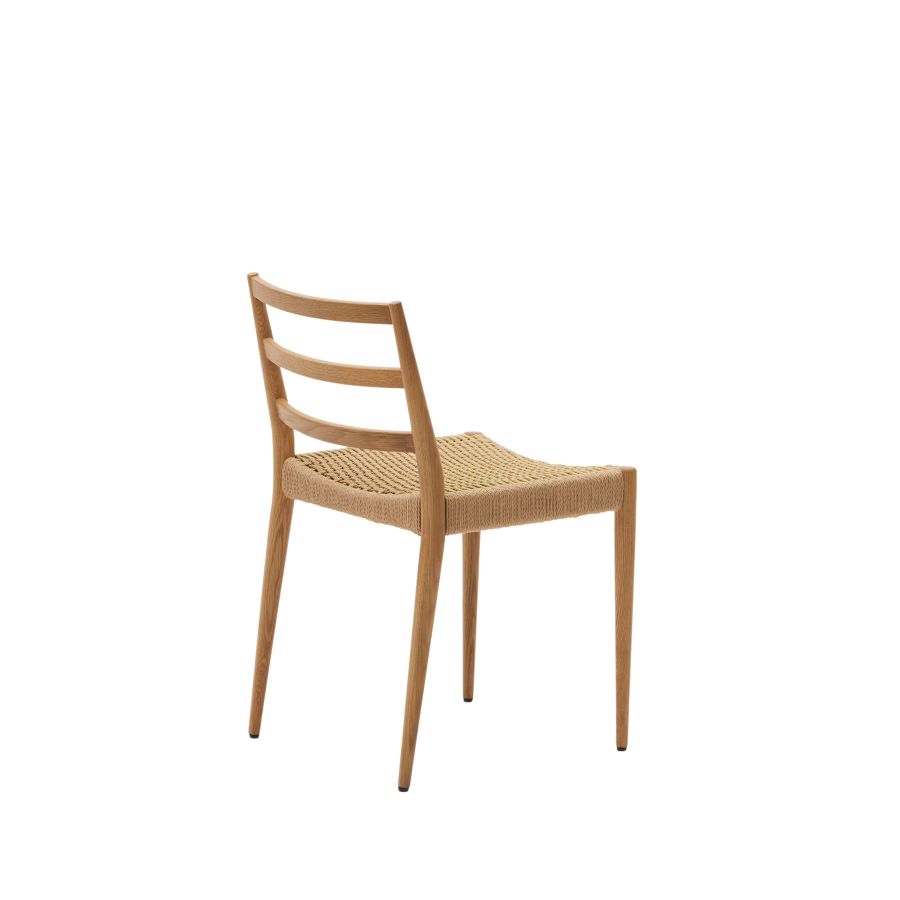 Oak Wooden Dining Chair 'Analy'