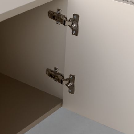 Imagen de Detalle Mueble TV Lacado ‘Sirio’ Bisagras Arena