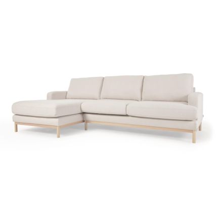 Vista Lateral Derecha Sofá de 3 Plazas con Chaise longue ‘Mihaela’