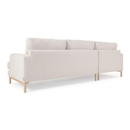 Vista Trasera Sofá de 3 Plazas con Chaise longue ‘Mihaela’