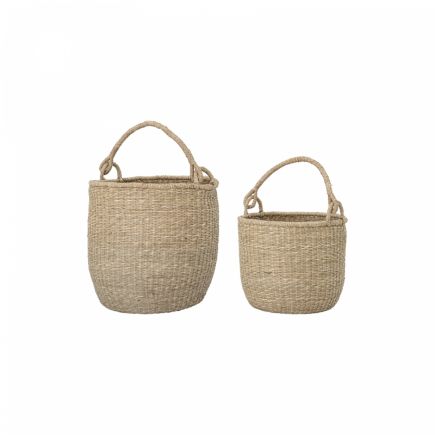 Set of 2 Porgis Natural Baskets | Procomobel