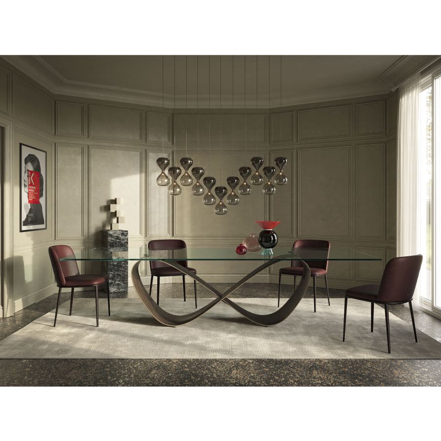 Mesa Comedor Cristal ‘Butterfly Rectangular’