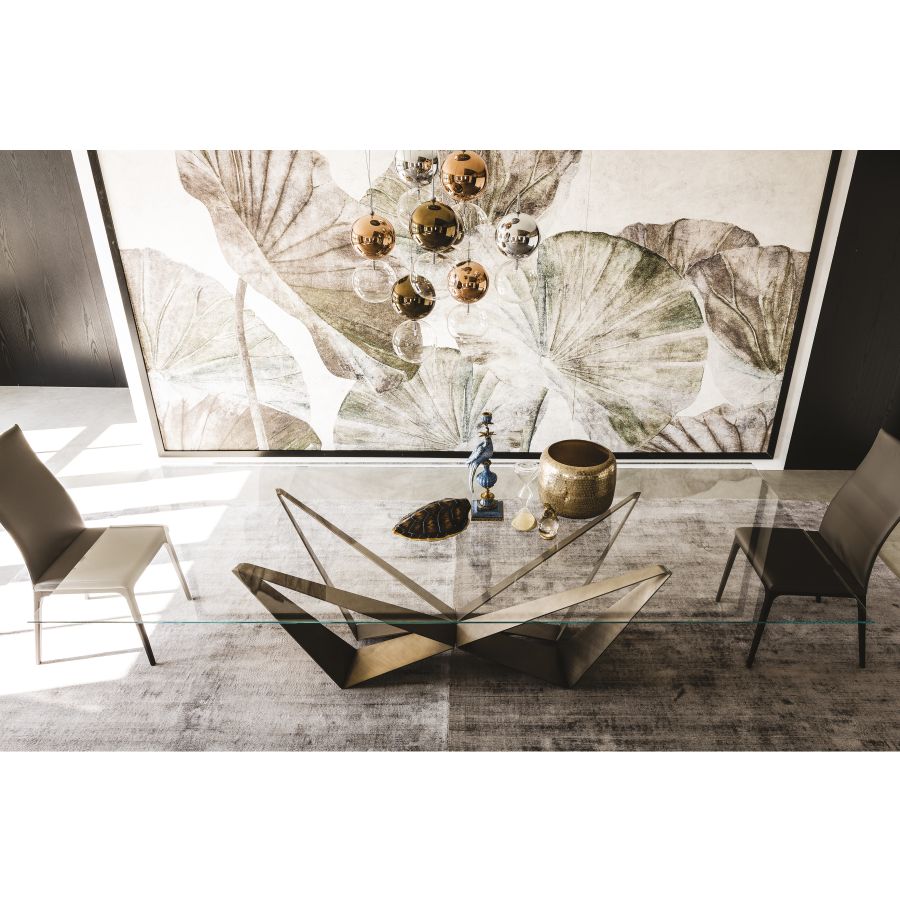 Mesa Comedor Cristal ‘Skorpio Rectangular’
