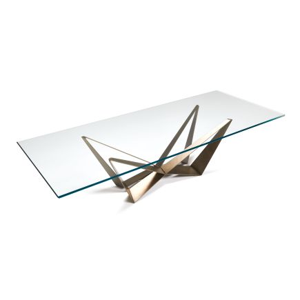 Perspectiva Mesa Comedor Cristal ‘Skorpio’ Rectangular