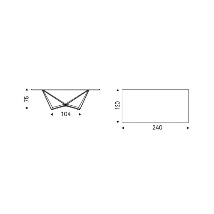 Mesa Comedor Keramik ‘Skorpio Rectangular’