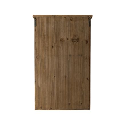Vista Trasera Vitrina de Madera de Abeto Verde ‘Bob’
