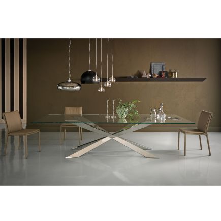 Foto Ambiente  3 Mesa Comedor Cristal ‘Spyder’ Rectangular