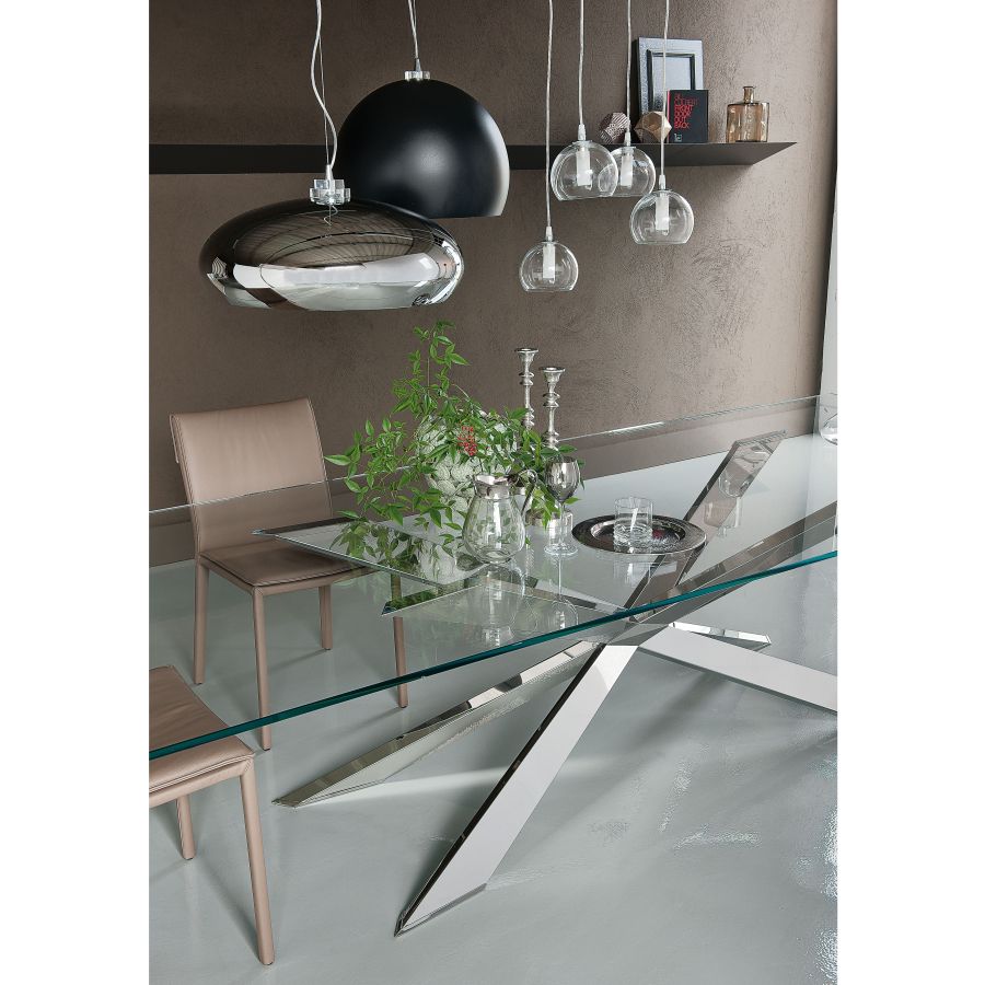 Mesa Comedor Cristal ‘Spyder’ Rectangular