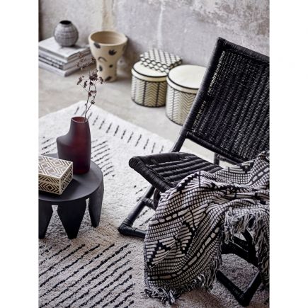 Black Recycled Blanket Gunbor | Procomobel