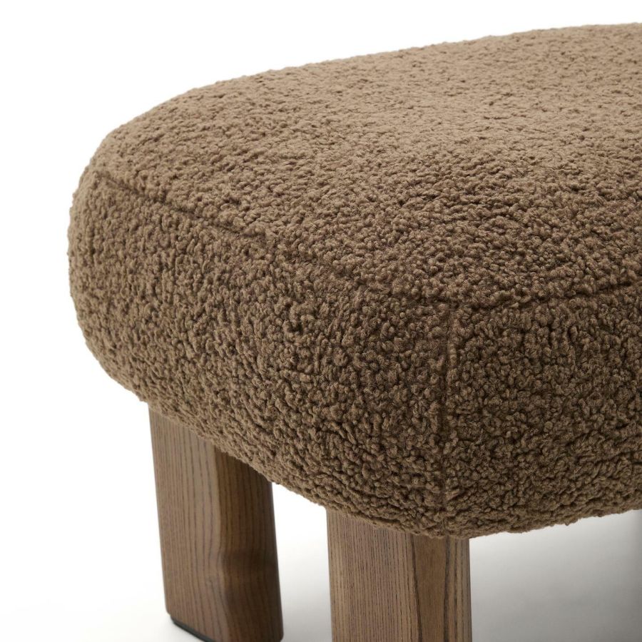 Footrest Borreguito Walnut 'Cabana'