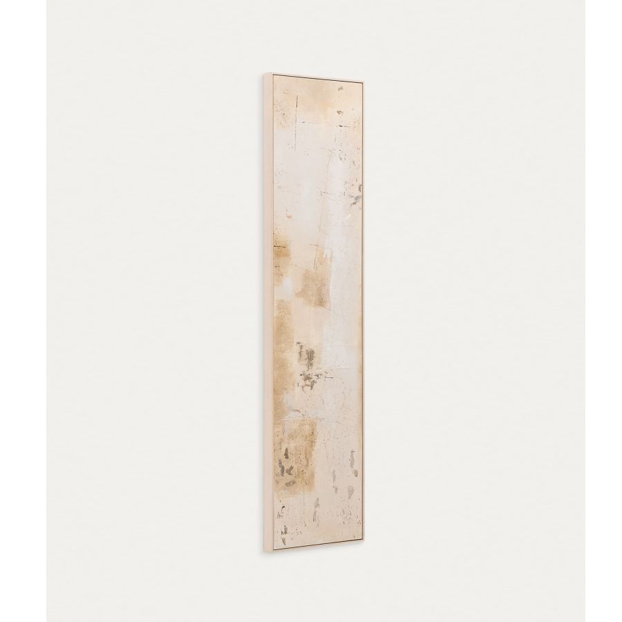 Abstract Beige 'Silpa' Painting