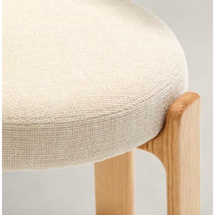 Silla Chenilla y Madera Natural ‘Granite’