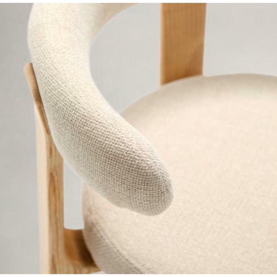 Silla Chenilla y Madera Natural ‘Granite’