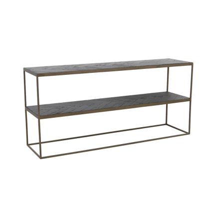 Vista Lateral Derecha Consola Madera y Metal ‘Noah’