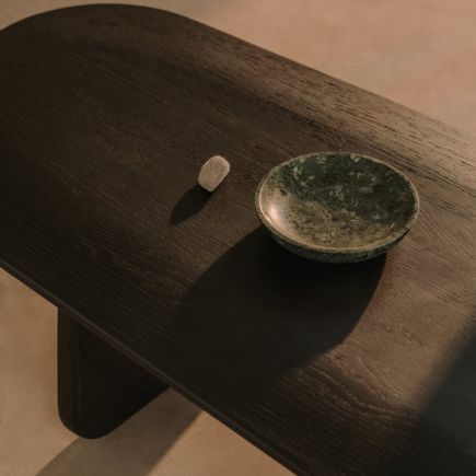 Imagen de Detalle Cerca Mesa de Centro Madera ‘Pirita’ Negro