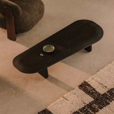 Foto en Ambiente Mesa de Centro Madera ‘Pirita’ Negro