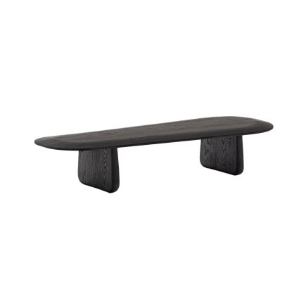 Vista Lateral Derecha Mesa de Centro Madera ‘Pirita’ Negro